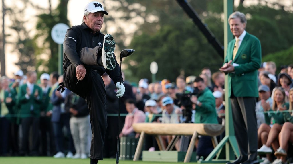 Auch mit 90 Jahren zeigt sich Gary Player immer von seiner aktivsten Seite (Foto: Getty)