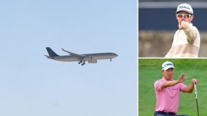 Auf der DP World Tour gibt es Visa-Stress – Ewen Ferguson bleibt am Flughafen hängen, Michael Kim landet erst in letzter Minute. (Fotos: Getty)