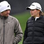 Kai Trump beim Besuch des Genesis Invitational in Gesellschaft von Rory McIlroy. (Foto: Getty)