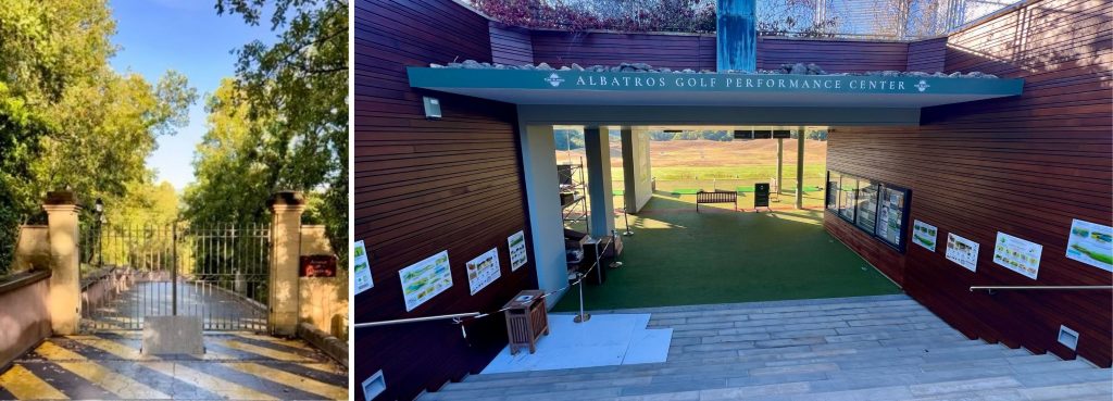 Zugang zum Trainingscenter (Fotos: Jürgen Linnenbürger)