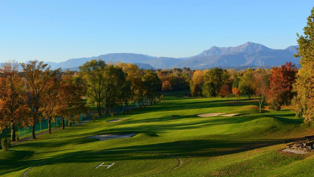 Herbststimmung an der 18. Bahn (Foto: Golf Club Udine)