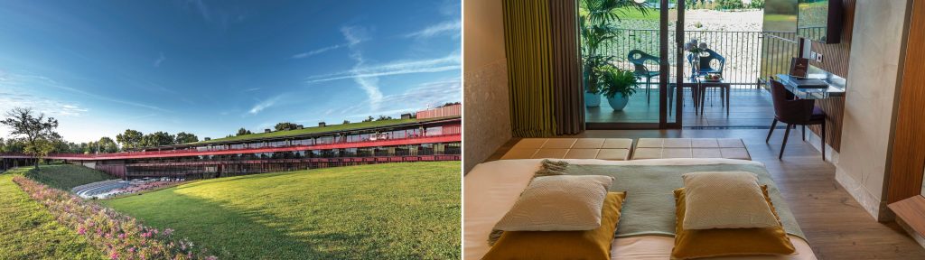 Außen und innen modern gestaltet (Fotos: Villaverde Hotel & Resort)