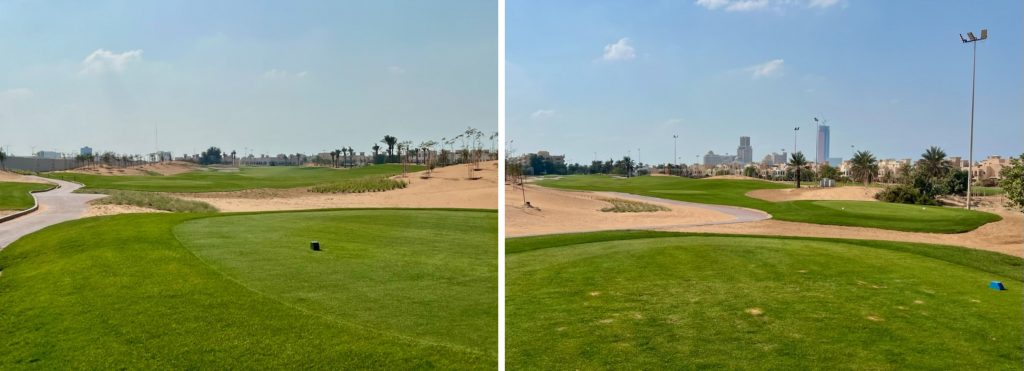 Immer geradeaus an Bahnen 16 und 17 (Fotos: Jürgen Linnenbürger)