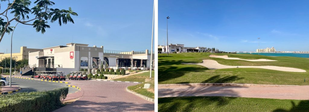 Ein Clubhaus, das durch seine Lage punktet. (Fotos: Jürgen Linnenbürger)