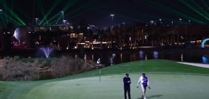Der Saisonauftakt von LIV Golf in Riad findet unter Flutlicht statt. (Foto: Getty)