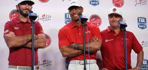 Tiger Woods kehrt auf die Wettkampfbühne zurück. Im TGL Finale steht er mit seinem Team nach einer Niederlage in Match 1 unter Druck. (Foto: TGL)