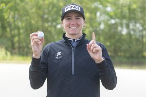 Kelsey Bennett spielt Hole-in-One bei Amundi German Masters. (Foto: Ladies European Tour)