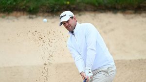 Bernd Wiesberger bleibt bei der Estrella Damm Catalunya Championship auf der DP World Tour in den Top 10.(Photo by Stuart Franklin/Getty Images)