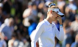 Nelly Korda gewann die US Women´s Open und hatte dabei einen Trick mit Klebezetteln - die Back Nine (Foto: Getty)