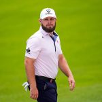 Tyrrell Hatton führt LIV Golf Andalucía nach drei Runden an. (Photo By Joaquin Corchero/Europa Press via Getty Images)
