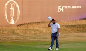 Jon Rahm hat am Freitag der British Open 2026 mit einem Ausraster für Aufregung gesorgt (Foto: Getty)