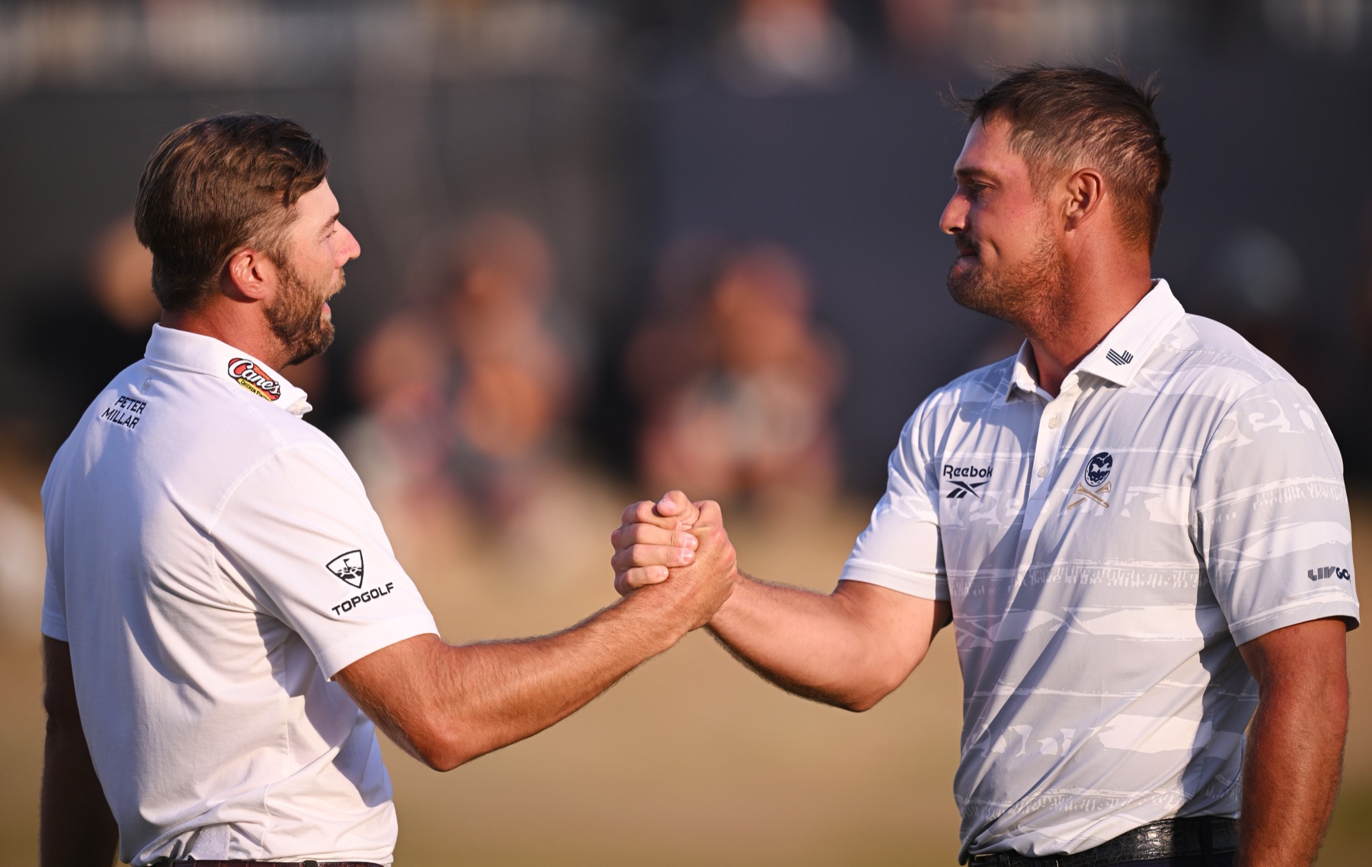 Sam Burns und Bryson DeChambeau in der dritten Runde der 154. Open Championship
